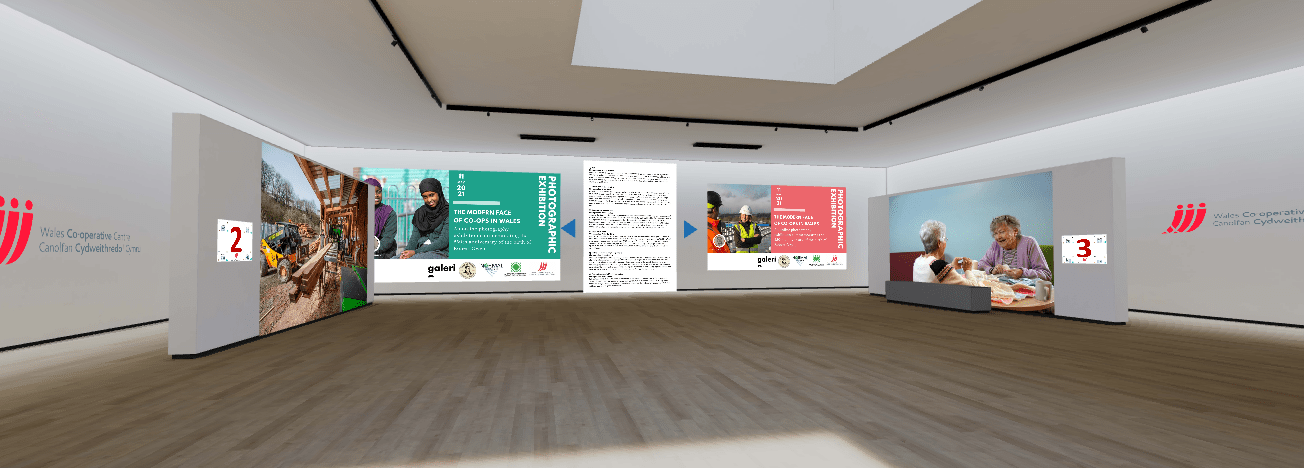 Frames screenshot of 3D virtual space
