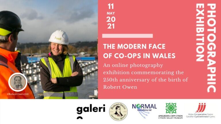 Virtual 3D Photographic gallery - The Modern Face of Co-ops in Wales (bi-lingual)